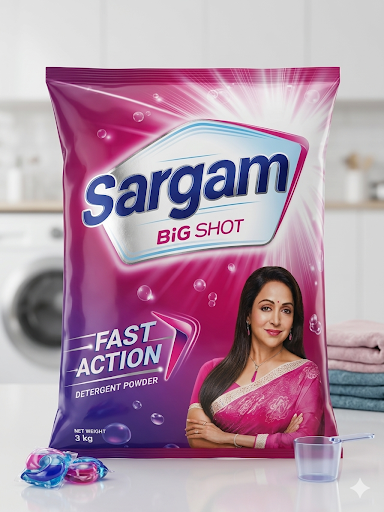 Sargam Ditergent Powder - Safedi Ki Guarantee